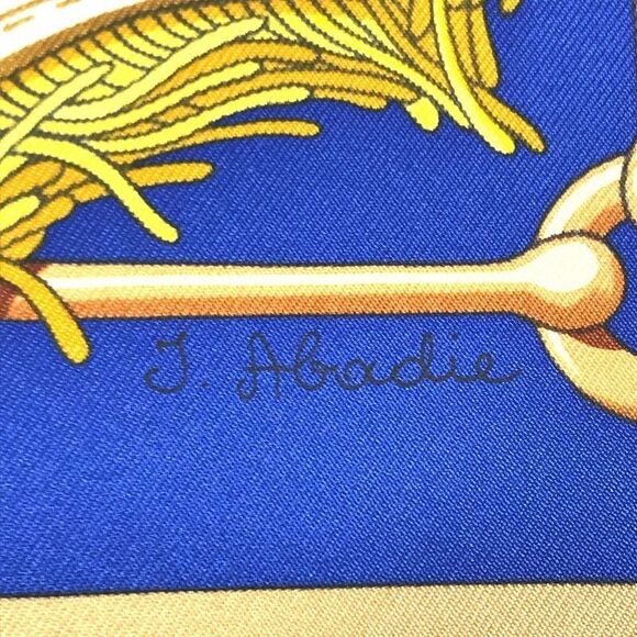 Hermes Scarf Carré 90 Carré 90 Silk Beige - Picture 6 of 7